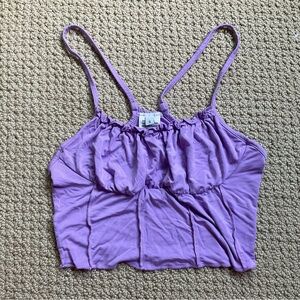 Purple Crop Top